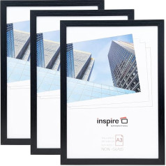 Hampton Frames OXF3042NG 30x42cm A3 melns pleksi bez stikla fotorāmis