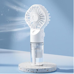 Orapink Handheld Fan with Water Mist Spray, Rechargeable Battery USB Mini Fan, Portable Mist Fan for Office, Home, Travel, Outdoor