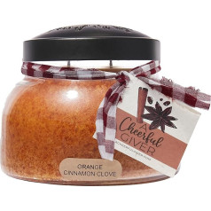 A Cheerful Giver Orange Cinnamon Clove Mama Jar Candle, 22 unces