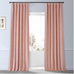 HPD Half Price Drapes Signature VPYC-SBO198601-96 1 paneļa 127 x 23 cm plīša samta aizkars - Apricot Blossom