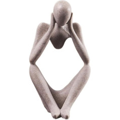 YUHUHUAWYH Denker Statue Figūra Skulptūra Modern Decor for Living Room Art Deco Home Decoration, Focus