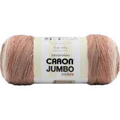 Caron 29661919005 Sēpijas dzija ar Jumbo Print OMB, akrils