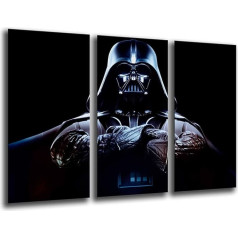 Sienas glezna - Zvaigžņu kari, Darth Vader, 97 x 62 cm, koka/XXL formāts 26022 - Mākslas druka