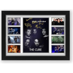 LIMITED EDITION THE CURE PARAKSTĪTA PARAKSTĪTA FOTOGRĀFIJA - FANTASTISKA DĀVANA - KOLEKCIONĒJAMA BEZ RĀMJA