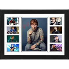 Ed Sheeran Kolāža Plakāts Print Limited Edition Mūzikas piemiņas lietas un sienas dekori Mūzikas priekšmeti Unikālas dāvanas mājai, birojam un studijai (ierāmēts, A3 (42x30cm))