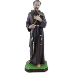 Proposte Religiose Saint French Assisi Statue in Resin Augstums 30 cm Ar rokām apgleznots