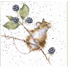 Wrendale Designs 20cm Square Mouse Canvas Print