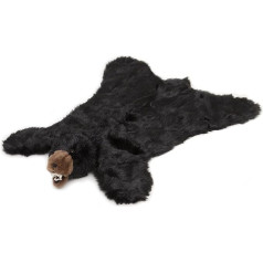 Carstens Large Black Bear Plush Rug