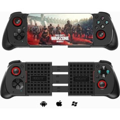 Megadream Phone Controller für iPhone Android mit CASE Unterstützung, Hall Trigger, Turbo, MFi Wireless Bluetooth Gamepad Joystick für Xbox Game Pass/Google Stadia/Call of Duty Mobile/Genshin/Roblox