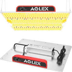 AGLEX K2000 LED augšanas gaisma, pilna spektra augšanas gaisma ar UV IR, LED augu audzēšanas gaisma sēklas sējai, VEG puķu audzēšanas lampas 4 x 5 FT pārklājums ar Daisy Chain & Dimmable