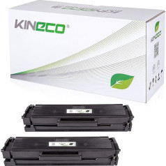 Kineco 2 Toneris ar mikroshēmu saderīgs ar W1106A 106A priekš HP Laser 107a 107 107w MFP 130 135a 135a 135ag 135w 135w 135wg 137fnw 137fwg 138fnw 138fw 138fw 138p 138pn 138pn 138pnw