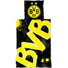 Borussia Dortmund BVB gultasveļa Glow in the Dark (135 x 200 cm)