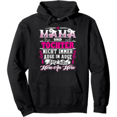 Mammas un meitas partneru skats saka Māte Mātes diena Pulovers Hoodie