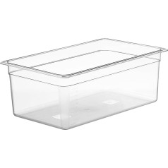 LIPAVI C20 Sous-Vide katls - 25 litri, 53,3 x 32,5 x H:20,3 cm. Starkes, durchsichtiges Polycarbonat. Passende Deckel für Ano*a, Wancle und weitere Marken Wird separat verkauft. Passt Gestell L20