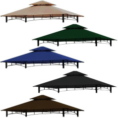 freigarten.de Nojume BBQ lapenēm - 2,4 x 1,5 m - Antikvāra smiltis - Ūdensizturīga lapene Materiāls: Materiāls: Panama PVC Soft 370 g/m² - Īpaši izturīgs - Modelis 11, kokogles.