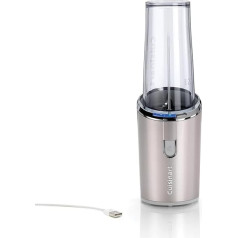 Cuisinart bezvadu mikseris, 450 ml pudele, pārnēsājams kokteiļu pagatavošanas, ledus smalcinātājs, Frappe, piena kokteiļi, USB uzlādējams, rokas Tritan BPA nesaturošs mikseris ar pievienotu vāku