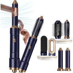 UMIGA Airstyler 6 в 1 стайлер для волос ионный фен щетка горячего воздуха ионный фен для волос с феном утюжок для завивки круглая щетка фен для зави