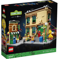 LEGO Ideas konstruktora modelis, 123 Sesame Street, 1367 detaļas, 21324