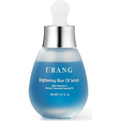 URANG Brightening Blue Oil serums - mitrinošs, balansējošs, nomierinošs - korejiešu premium kosmētikas EEK sertifikāts - 30 ml