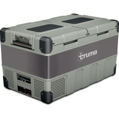 Truma Cooler C96DZ Kompresora dzesēšanas kaste (41 L + 55 L), divzonu (2 temperatūras zonas), pārvietojams ledusskapis automašīnai, kempingam, ceļojumiem, DC 12/24 V, AC 100-240 V