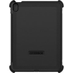 OtterBox Defender futrālis iPad Air 11 collu (2024) un iPad Air 10,9 collu (2022/2020), īpaši izturīgs aizsargvāciņš ar iebūvētu ekrāna aizsargu, 2X militāro standartu testēts, melns