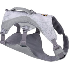 RUFFWEAR Swamp Cooler Dog Harness and Handle, Lightweight Running Equipment Keeps Pets Cool in Hot Weather, Adjustable, Strong and Cooling, 2 Leash Portals, Graphite Grey (Large/XL, 81-107 cm)