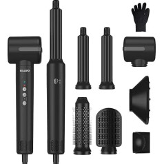 SOLLERO ® AirStyler 7 in 1 matu ieveidotājs, Airwrap, matu ieveidotājs, matu žāvētājs, matu fēns