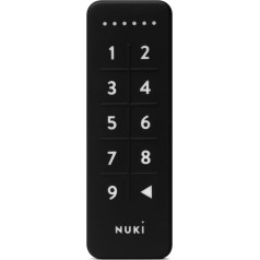 NUKI Home Solutions 220284 Tastatūras paplašinājums Nuki Atver un aizver viedo slēdzeni ar 6 ciparu piekļuves kodu, Bluetooth