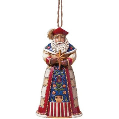 Enesco 4022945 Polijas Ziemassvētku vecīša sveķu pakaramais 12 cm