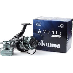 Okuma Aventa Baitfeeder AB-8000-405m 0,35mm Schnurfassung Freilaufrolle Angelrollen Karpfenangeln Zanderangeln Aalangeln Hechtangeln Forellenangeln