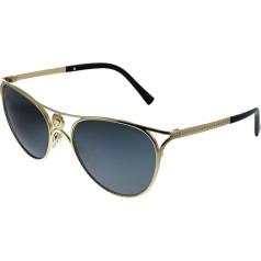 Versace Sieviešu saulesbrilles VE2237 100287 Krāsa Zelta, pelēka Lēcas izmērs 57 mm, zelta/tumši pelēka