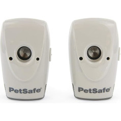 PetSafe Bellkontrolle für Innenräume, Bellsensor mit Ultraschallton, 8 M Reichweiter, 2 3V-Batterien nötig, 2er-Pack