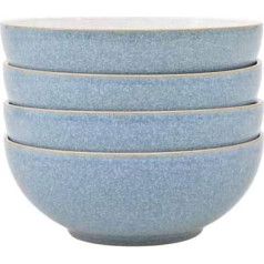 Denby Elements 4 Stück Müslischalen blau