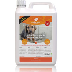 Natural Home Solutions Urine Deterrent & Deodoriser Big Value 5L Refill Urine Stop for Cat and Dog Repellent Stop Cats and Dogs Repeat Marking Indoor and Outdoor 100%