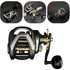 Regulējams izlādes makšķerēšanas spole 5+1BB 15kg bremzēšanas spēks Bait Casting