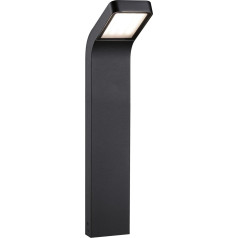 Paulmann Kulma 94746 LED āra apgaismojums Bollard Light jūras ūdens izturīgs IP44 500 mm 3000 K 7,5 W 520 lm 230 V Antracīta alumīnijs Siltā baltā krāsā