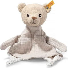 Steiff 242762 GOTS Noah Teddy Bear Comfort Blanket 32 cm bēšs GOTS