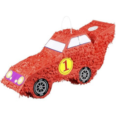 Boland 30940 - Pinata sacīkšu auto, 55 x 23 cm, Pūšamā pinata, auto bez pildījuma, Dekorēšana, Dzimšanas diena, Tēma, Svētku spēle, Bērniem, Jautri