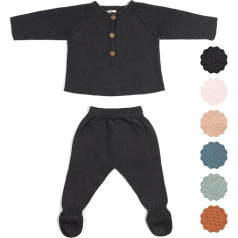 Micu Micu Baby Clothing Newborn 100% Organic Cotton, Extra Soft and Seamless, Baby First Equipment Newborn Clothing, Knitted Baby Clothing