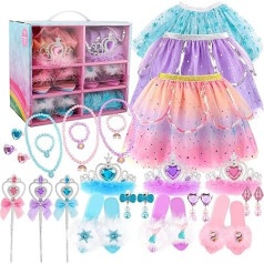 MULAIDI Princess Dress Up Set Safe Poisonous Dress Up Set Ziemassvētku dzimšanas dienas