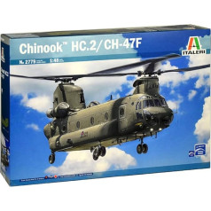 Italeri 510002779 510002779 510002779-1 Chinook HC.2 CH-47F, modelbūve, komplekts, stenda modelis, mērogs 1:48, nekrāsots