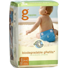 gNappies vienreizlietojamo spilventiņu futrāļa izmērs M/L/XL (5-15 + kg)