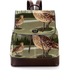 Snipe Bird Personalizētas skolas somas Grāmatu somas pusaudžiem, daudzkrāsainas, 27 x 12,3 x 32 cm, mugursomas mugursomas, daudzkrāsains