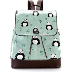 Pandas Personalised School Bags Book Bags for Teenagers, Multicoloured, 27 x 12.3 x 32 cm, Backpack Backpacks, multicoloured