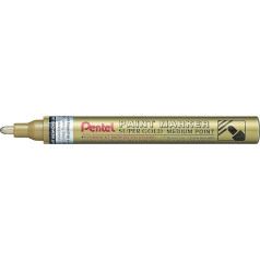 Pentel MMP10-X krāsu marķieris, krāsu marķieris - zelta krāsā, 2,5 mm līnija, PU=12 gab.