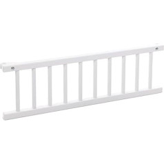 babybay aizvēršanas vārtiņi / bērnu gultiņa, piemēroti Maxi un Boxspring modelim (krāsoti balti) , iepakojumā 1 gab.