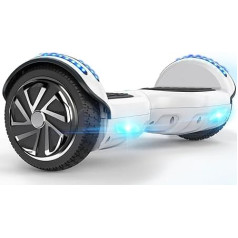 SISIGAD Hoverboard, Hoverboard bērniem, gudrais Hoverboard ar Bluetooth skaļruni, spēcīgs dubultais motors, LED apgaismojums, labākā izvēle bērniem