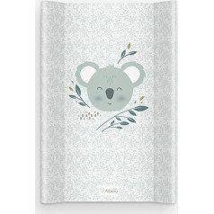 Cietas maiņas paklājiņš bērnu gultiņai 47 x 80 cm ar drošības kājām, mazgājams ūdensnecaurlaidīgs maināmā galda piederums, Koala Baby Changing Mat