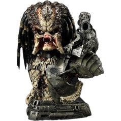 Mākslinieks Deluxe Prime1 Studio - Krūšutē bez maskas Predators 1/3 Džungļu mednieka versija 37 cm