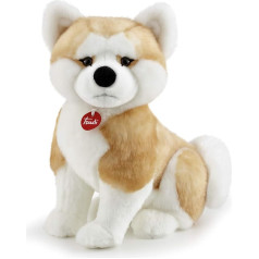 trudi 22665 Akita Ascanio L Dog Classic Plush Dog Aptuveni 36 cm, L izmērs, augstas kvalitātes mīksta rotaļlieta ar mīkstiem materiāliem, plīša rotaļlieta ar reālistiskām detaļām, mazgājama, mīļa rotaļlieta bērniem